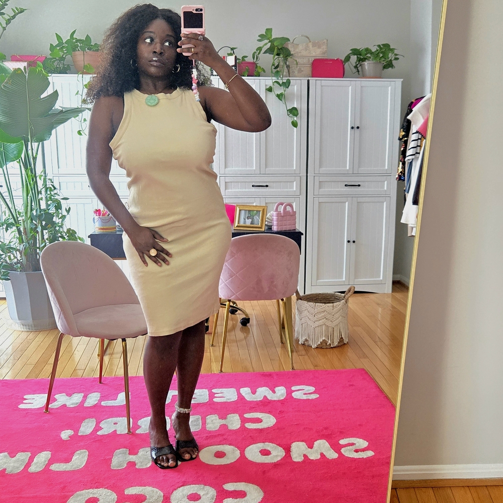 ASOS Design - Elegant Cream Sleeveless Dress